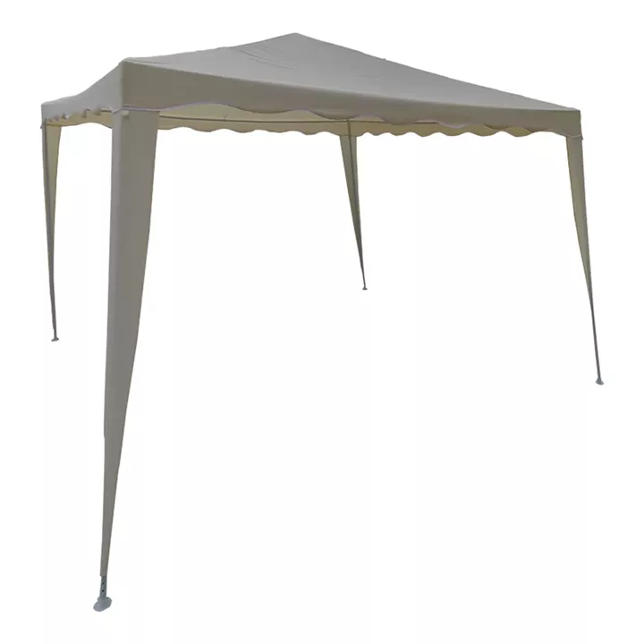 Gazebo pakoworld metal frame - beige fabric 3x3m