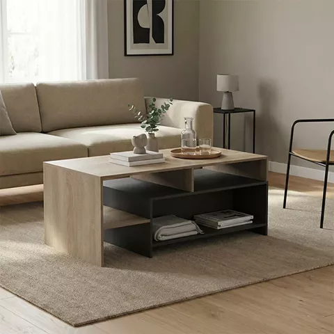 Coffee table Consa pakoworld sonoma - anthracite 120x60x52.8cm