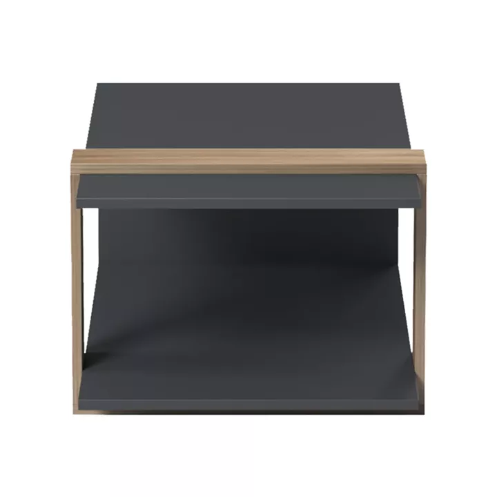 Coffee table Masasi pakoworld anthracite - sonoma 80x50x35cm