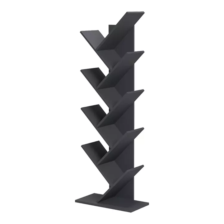 Bookcase Fyllo pakoworld anthracite 50x25x141.5cm