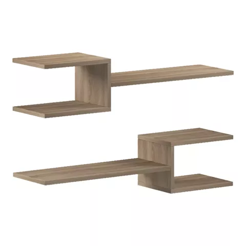 Ραφιέρα τοίχου Galler pakoworld sonoma 79x19.5x18εκ