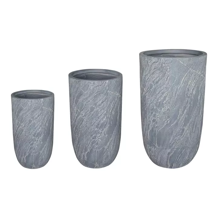 Κασπώ Anteria pakoworld σετ 3τεμ κεραμικό σε γκρι-μπεζ απόχρωση