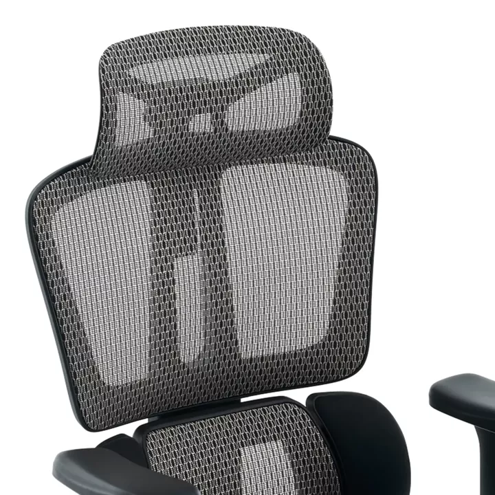 Καρέκλα γραφείου εργασίας ErgoFlow pakoworld μαύρο-γκρι 73x64x112-135εκ