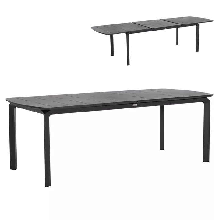 ΤΡΑΠΕΖΙ ΕΠΕΚΤΕΙΝΟΜΕΝΟ SYMPO HM6415.01 ΓΚΡΙ ΑΛΟΥΜΙΝΙΟ 220-300x100x75Υεκ