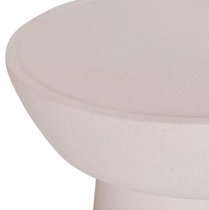 ΤΡΑΠΕΖΙ ΣΑΛΟΝΙΟΥ PIRSON HM18155.02 FIBER CEMENT ΣΕ ΛΕΥΚΟ--Φ60x36Υεκ.