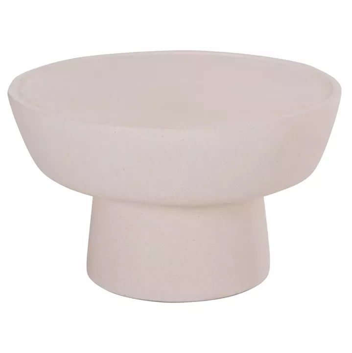 ΤΡΑΠΕΖΙ ΣΑΛΟΝΙΟΥ PIRSON HM18155.02 FIBER CEMENT ΣΕ ΛΕΥΚΟ--Φ60x36Υεκ.