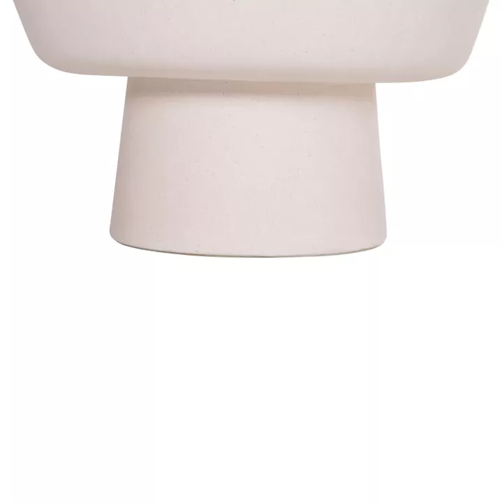 ΤΡΑΠΕΖΙ ΣΑΛΟΝΙΟΥ PIRSON HM18155.02 FIBER CEMENT ΣΕ ΛΕΥΚΟ--Φ60x36Υεκ.