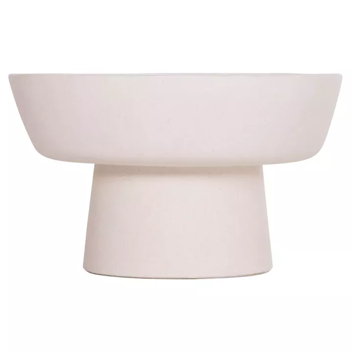 ΤΡΑΠΕΖΙ ΣΑΛΟΝΙΟΥ PIRSON HM18155.02 FIBER CEMENT ΣΕ ΛΕΥΚΟ--Φ60x36Υεκ.