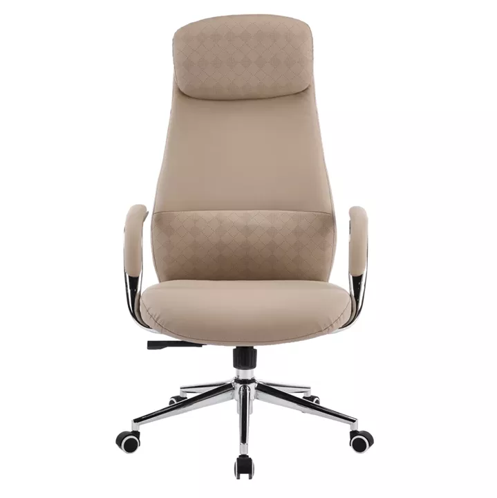 ΚΑΡΕΚΛΑ ΓΡΑΦΕΙΟΥ SONTY HM18354.02 ΜΠΕΖ PU ΔΕΡΜΑ--ΒΑΣΗ ΧΡΩΜΙΟΥ 67x68x125Υεκ