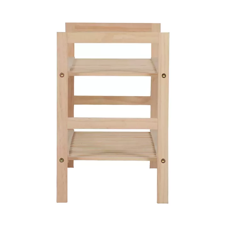 Παπουτσοθήκη Steper pakoworld 8 ζευγών ξύλο ελάτου σε φυσική απόχρωση 71x26x40εκ