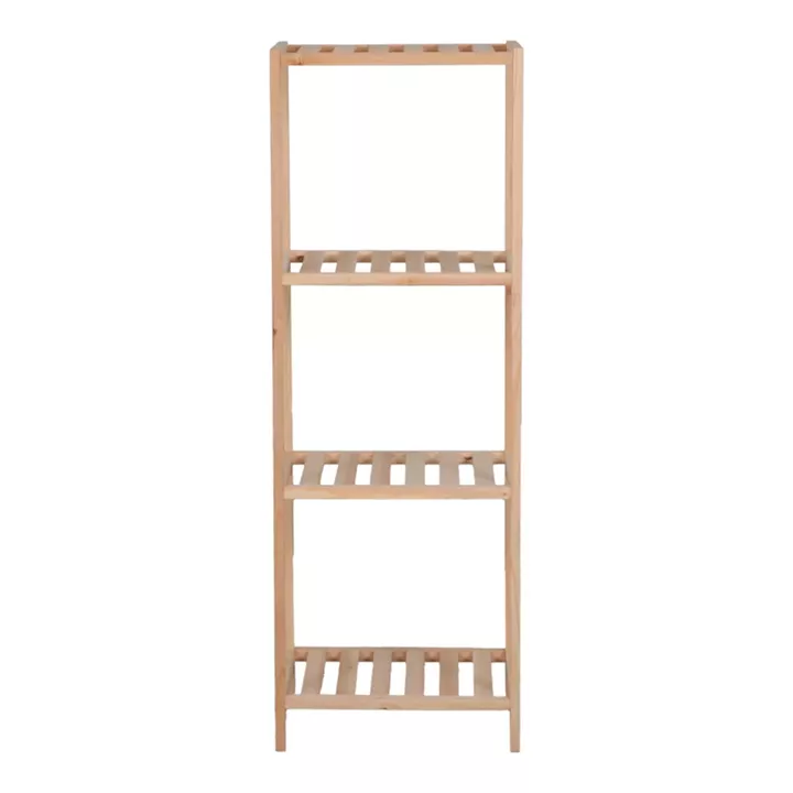 Ραφιέρα δαπέδου Zendia pakoworld ξύλο ελάτου σε φυσική απόχρωση 35x30x100εκ