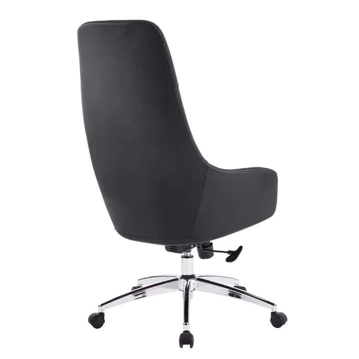 ΚΑΡΕΚΛΑ ΓΡΑΦΕΙΟΥ BEKKER HM18359.01 ΜΑΥΡΟ PU ΔΕΡΜΑ--ΒΑΣΗ ΧΡΩΜΙΟΥ 67x67x126Υεκ