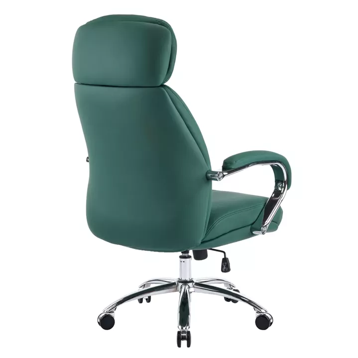 ΚΑΡΕΚΛΑ ΓΡΑΦΕΙΟΥ TOREN HM18357.07 ΠΡΑΣΙΝΟ PU ΔΕΡΜΑ--ΒΑΣΗ ΧΡΩΜΙΟΥ 66x74x128Υεκ