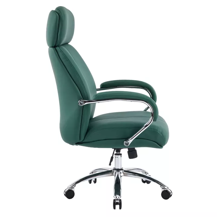 ΚΑΡΕΚΛΑ ΓΡΑΦΕΙΟΥ TOREN HM18357.07 ΠΡΑΣΙΝΟ PU ΔΕΡΜΑ--ΒΑΣΗ ΧΡΩΜΙΟΥ 66x74x128Υεκ