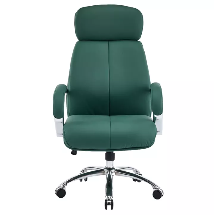 ΚΑΡΕΚΛΑ ΓΡΑΦΕΙΟΥ TOREN HM18357.07 ΠΡΑΣΙΝΟ PU ΔΕΡΜΑ--ΒΑΣΗ ΧΡΩΜΙΟΥ 66x74x128Υεκ