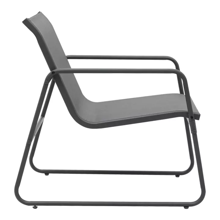 Outdoor living set Veranda pakoworld textilene-metal in anthracite color