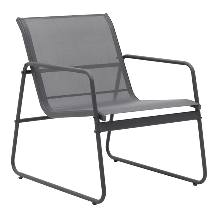 Outdoor living set Veranda pakoworld textilene-metal in anthracite color