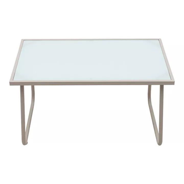 Σαλόνι εξωτερικού χώρου Veranda textilene-μέταλλο σε λευκή απόχρωση