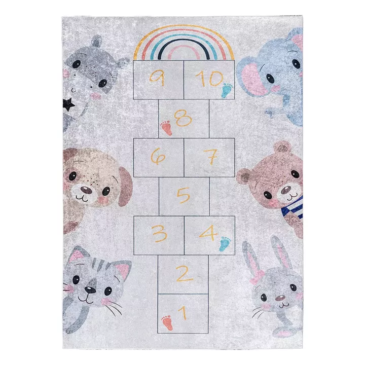 Beauty Home Χαλί παιδικό Fun Art 9597 120x180 Γκρι