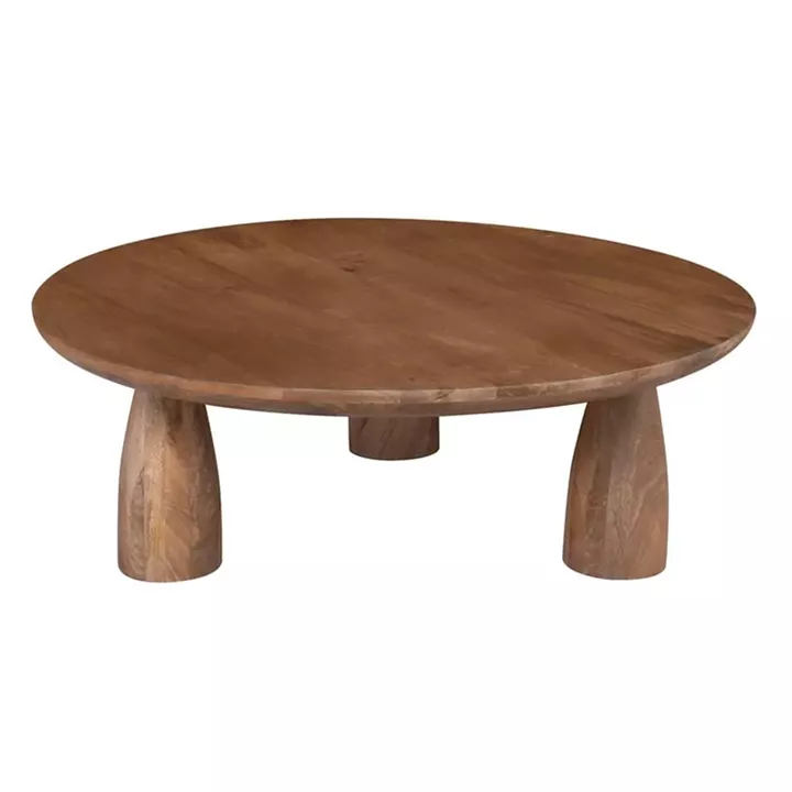 AZTEC Τραπεζάκι Σαλονιού- Καθιστικού, Ξύλο Mango, Απόχρωση Smoke Walnut