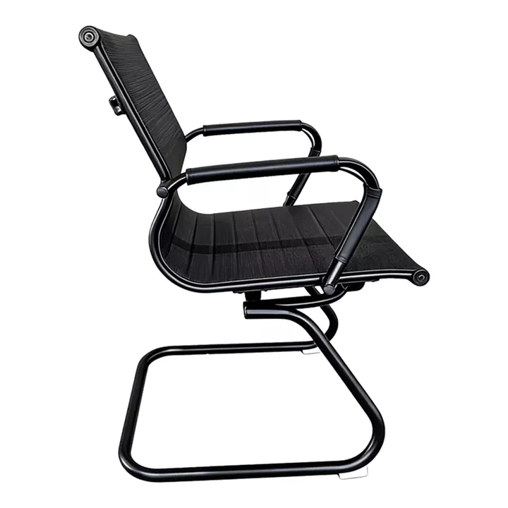 Καρέκλα γραφείου επισκέπτη Valter pakoworld pu μαύρο 55.5x48x88εκ