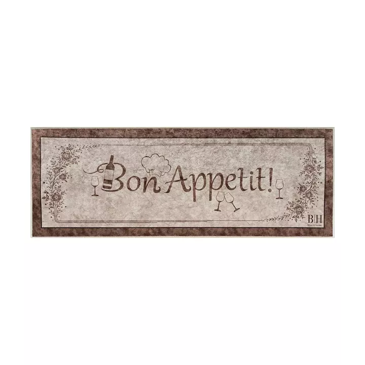 Beauty Home Πατάκι κουζίνας Art 9073 60x160 Μπεζ,Καφέ