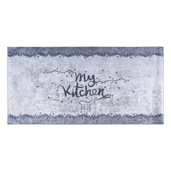 Beauty Home Χαλάκι κουζίνας Art 9074 100x200 Γκρι