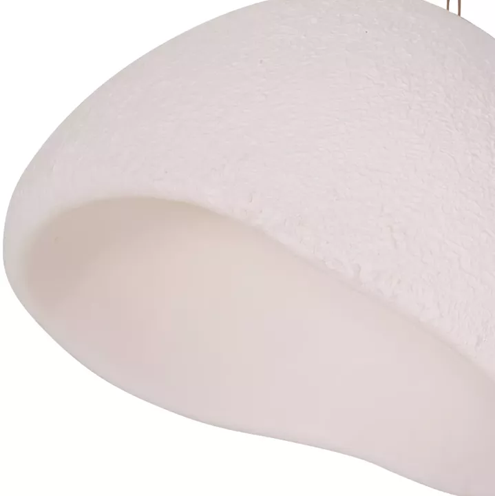 ΦΩΤΙΣΤΙΚΟ ΟΡΟΦΗΣ ΚΡΕΜΑΣΤΟ JAYLEN HM4703.02L FIBER CEMENT ΛΕΥΚΟ 65x55x45Υεκ.