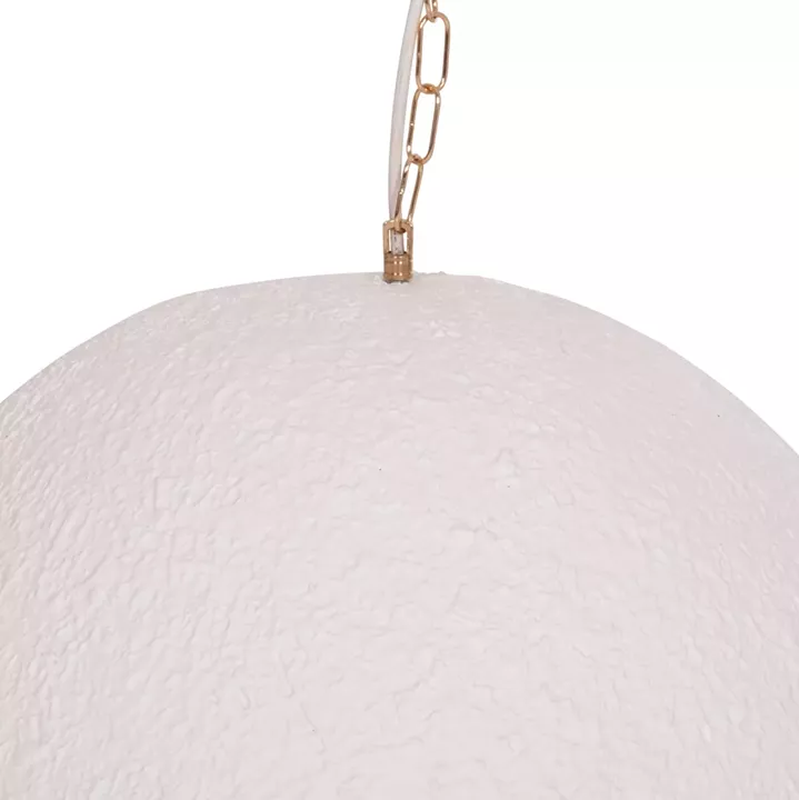 ΦΩΤΙΣΤΙΚΟ ΟΡΟΦΗΣ ΚΡΕΜΑΣΤΟ JAYLEN HM4703.02L FIBER CEMENT ΛΕΥΚΟ 65x55x45Υεκ.