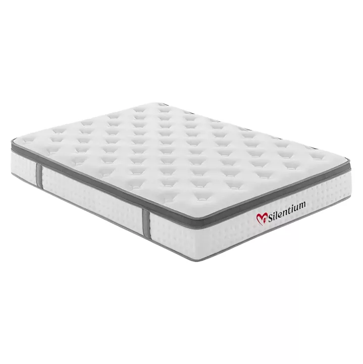 ΣΤΡΩΜΑ ΔΙΠΛΟ SILENTIUM HM749.05 POCKET SPRINGS--ΛΕΥΚΟ 150x200x30Υεκ.