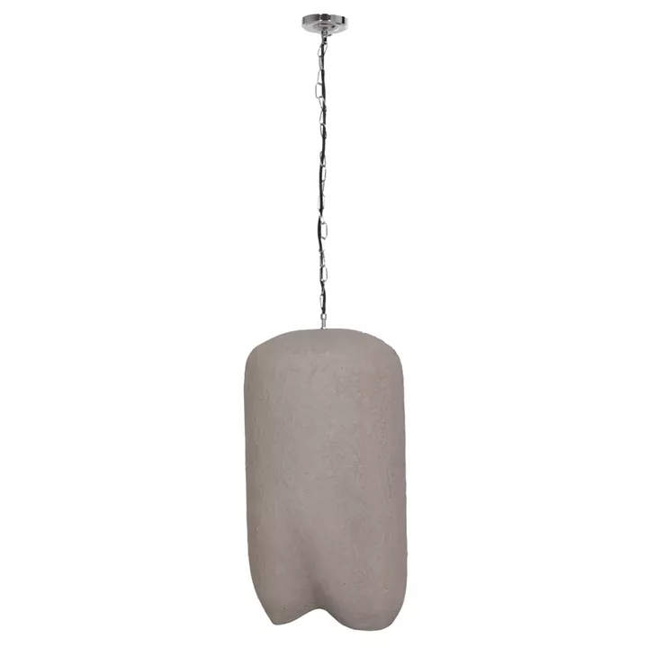 ΦΩΤΙΣΤΙΚΟ ΟΡΟΦΗΣ ΚΡΕΜΑΣΤΟ LOGKY HM4704.03L--FIBER CEMENT ΓΚΡΙ 35x35x67Υεκ