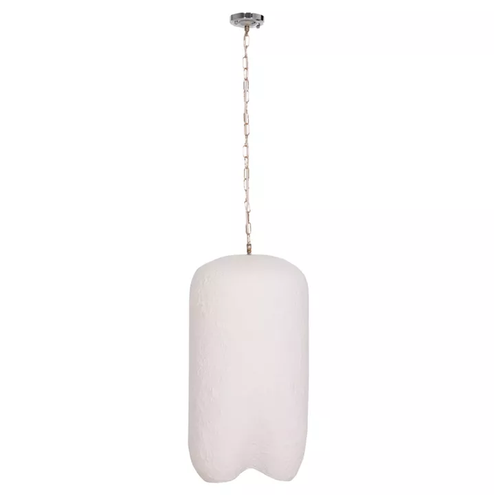 ΦΩΤΙΣΤΙΚΟ ΟΡΟΦΗΣ ΚΡΕΜΑΣΤΟ LOGKY HM4704.02L--FIBER CEMENT ΛΕΥΚΟ 35x35x67Υεκ