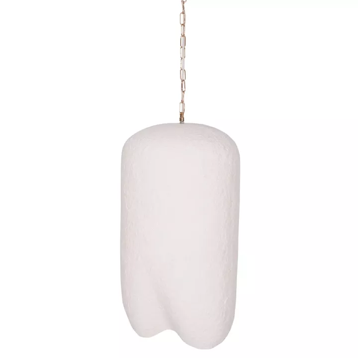 ΦΩΤΙΣΤΙΚΟ ΟΡΟΦΗΣ ΚΡΕΜΑΣΤΟ LOGKY HM4704.02L--FIBER CEMENT ΛΕΥΚΟ 35x35x67Υεκ