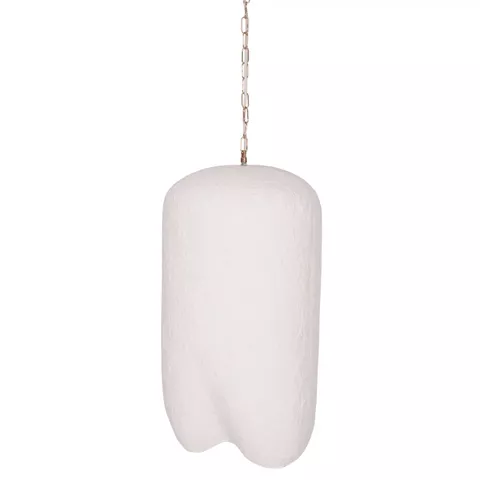 ΦΩΤΙΣΤΙΚΟ ΟΡΟΦΗΣ ΚΡΕΜΑΣΤΟ LOGKY HM4704.02L--FIBER CEMENT ΛΕΥΚΟ 35x35x67Υεκ