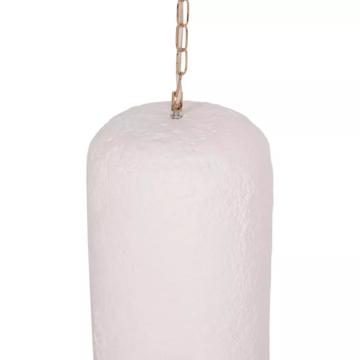 ΦΩΤΙΣΤΙΚΟ ΟΡΟΦΗΣ ΚΡΕΜΑΣΤΟ LOGKY HM4704.02S--FIBER CEMENT ΛΕΥΚΟ Φ24x47Υεκ