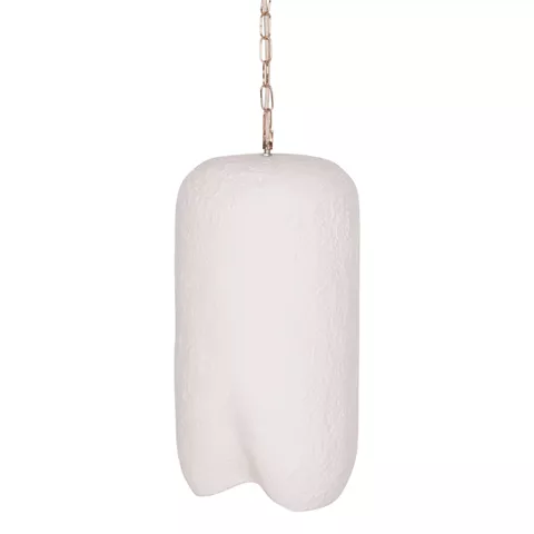 ΦΩΤΙΣΤΙΚΟ ΟΡΟΦΗΣ ΚΡΕΜΑΣΤΟ LOGKY HM4704.02S--FIBER CEMENT ΛΕΥΚΟ Φ24x47Υεκ