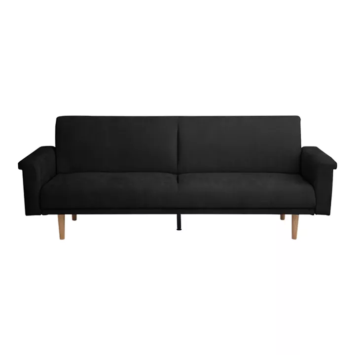 Sofa-bed Flexo pakoworld anthracite fabric 220x84.5x82cm