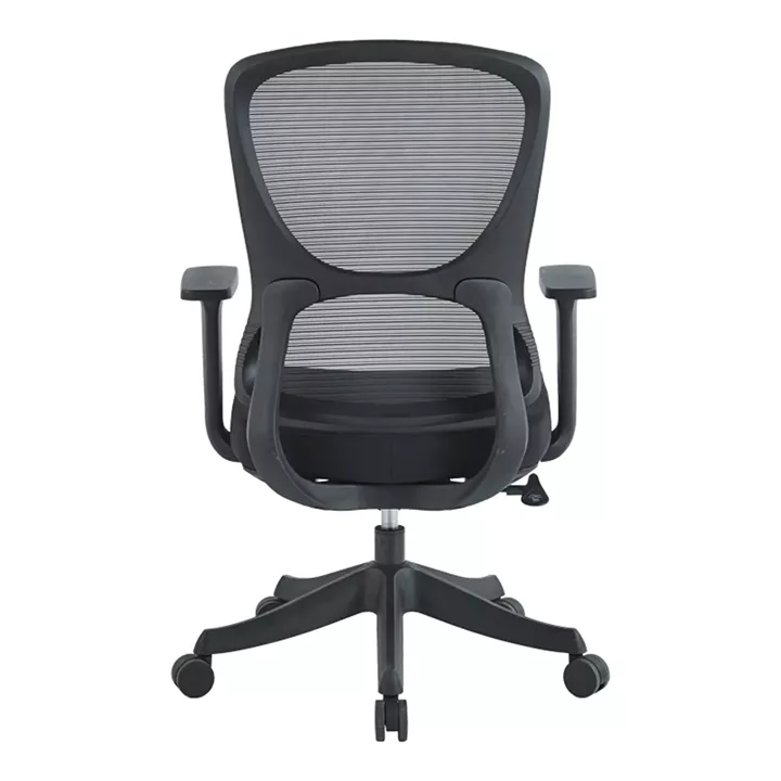 Litulo pakoworld office chair mesh fabric in black 51x50.5x98/106cm