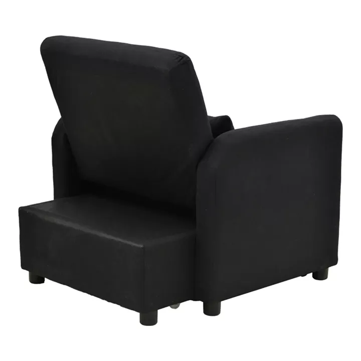 Armchair-bed Flexa pakoworld fabric black 85x92x84cm