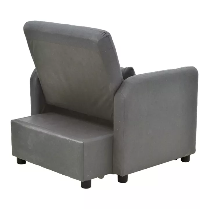 Armchair-bed Flexa pakoworld fabric gray 85x92x84cm