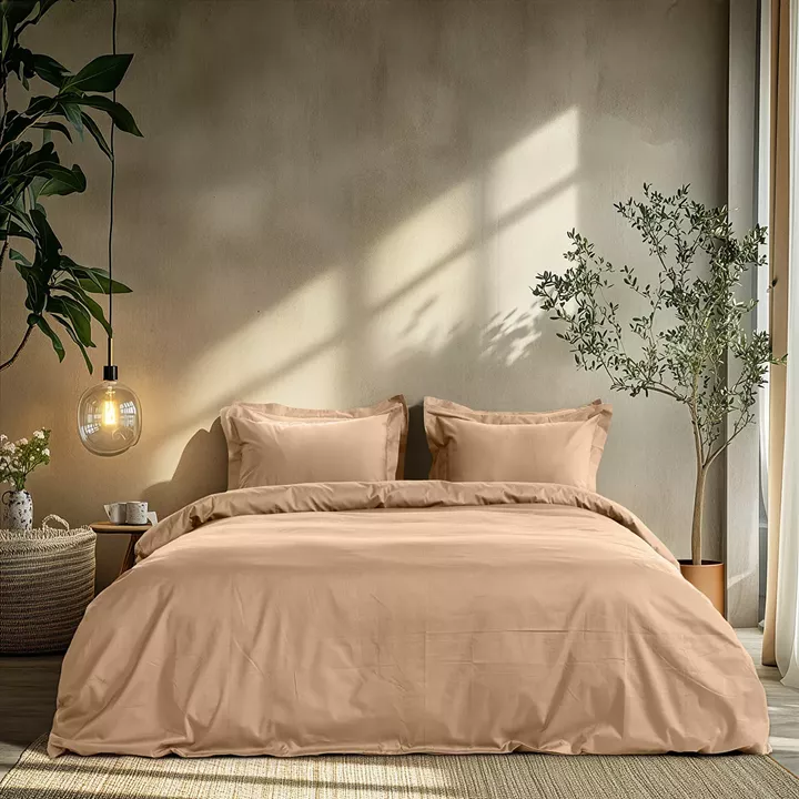 Beauty Home Σετ σεντόνια μονά με λάστιχο Art 1700 Harmony 110x200+30 Άμμου