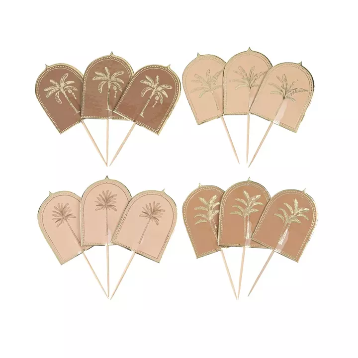 Beauty Home 12 Ταμπελάκια με θέμα “Ανατολής” 9,5cm