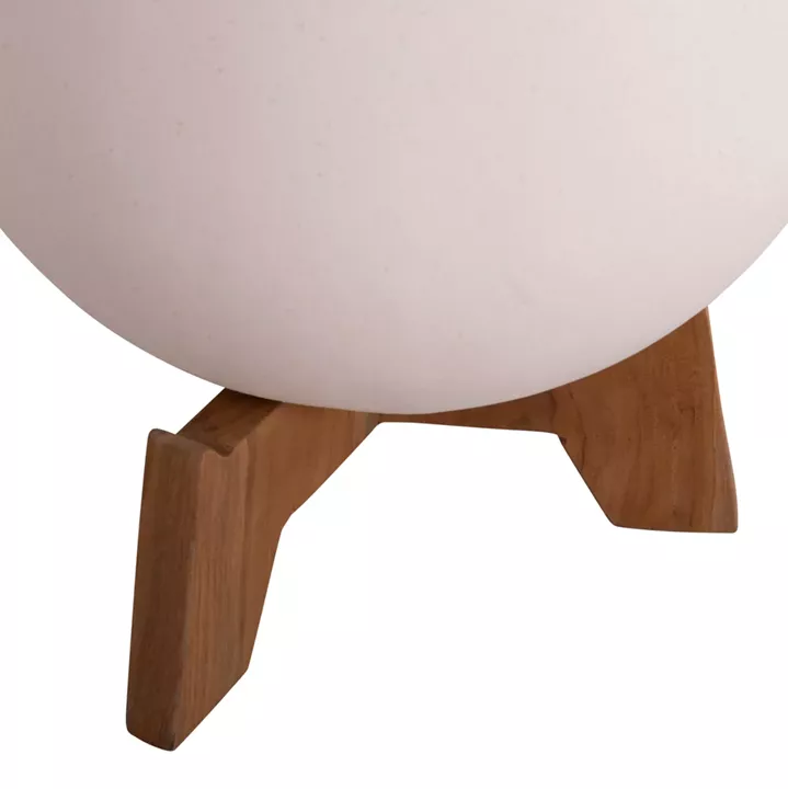 ΣΕΤ 3 ΓΛΑΣΤΡΕΣ ΜΕ TEAK ΒΑΣΕΙΣ TRYLL HM4681.02 FIBER CEMENT ΛΕΥΚΟ