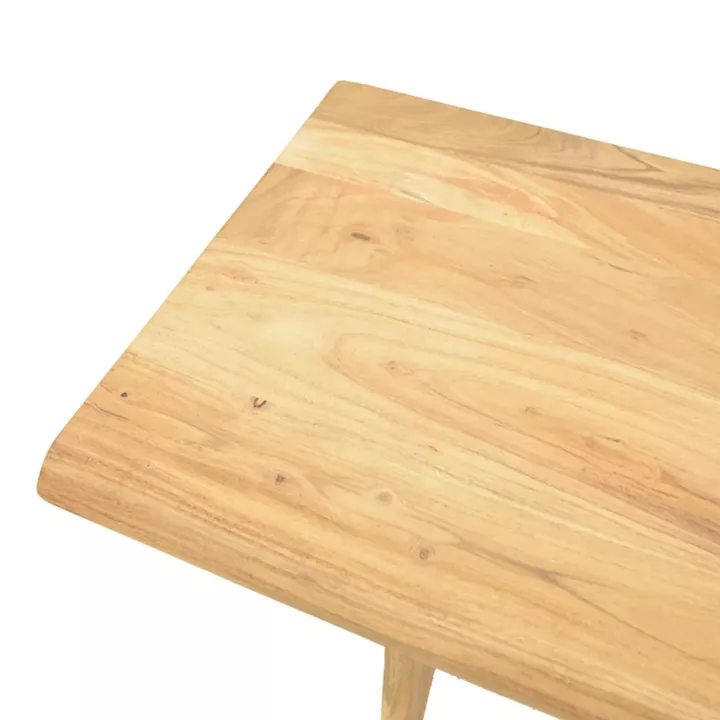 Κονσόλα Mende pakoworld μασίφ ξύλο ακακίας σε φυσική απόχρωση 110x50x76εκ