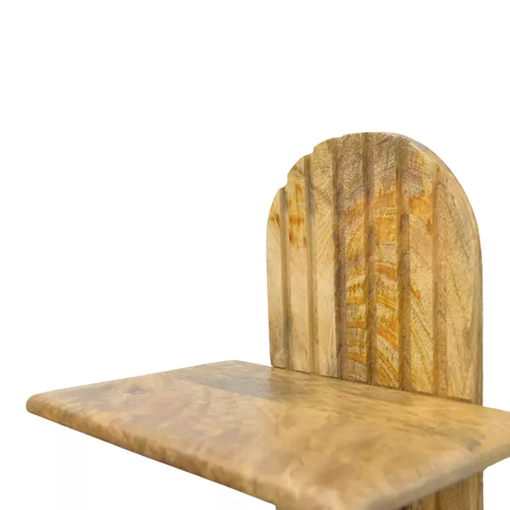 Arcadia wall shelf 3 pcs pakoworld solid mango wood in natural shade 30x20x40cm