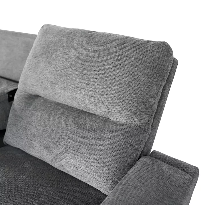 ΚΑΝΑΠΕΣ ΑΡΙΣΤΕΡΗ ΓΩΝΙΑ SYNTHIA HM3308.03L ΑΝΑΚΛΙΣΗ & ΑΠΟΘ.ΧΩΡΟΣ--ΓΚΡΙ 246x159x97Υεκ