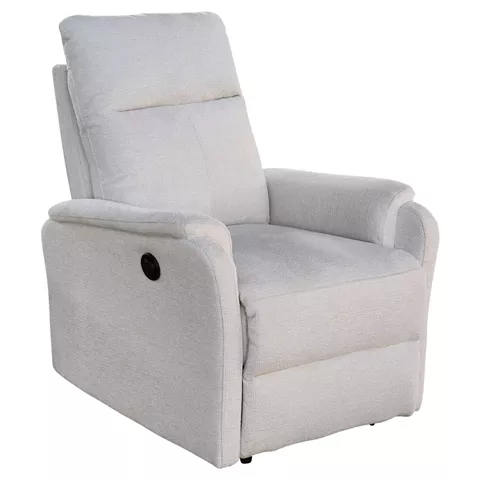 ΠΟΛΥΘΡΟΝΑ RELAX ΜΕ ΗΛΕΚΤΡΙΚΗ ΑΝΑΚΛΙΣΗ SYNTHIA HM3309.01 ΜΠΕΖ ΥΦΑΣΜΑ 75x87x102Yεκ