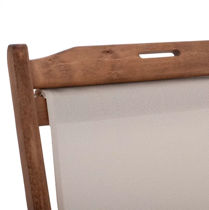 ΣΕΖΛΟΝΓΚ ΛΗΜΝΟΣ ΜΕ ΜΠΡΑΤΣΑ ΕΜΠ/ΣΜΟΣ ΚΑΡΥΔΙ ΜΕ PVC 2Χ1 ΕΚΡΟΥ HM11433.01 62,5x97x105εκ.