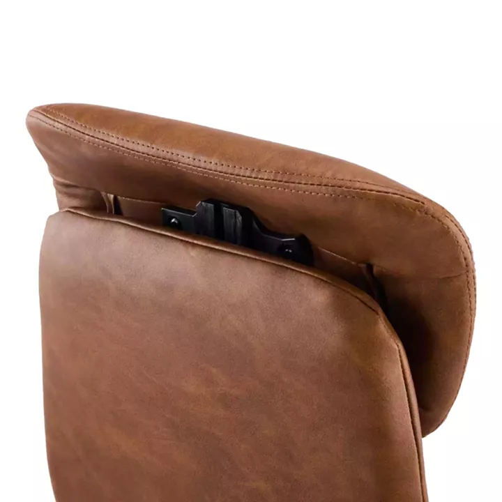 Manager office chair Ferka pakoworld brown pu 64x71x120-128cm