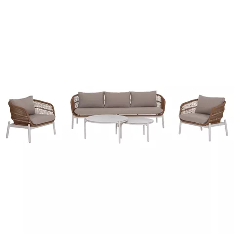 ΣΕΤ ΣΑΛΟΝΙ ΕΞ.ΧΩΡΟΥ 5ΤΜΧ MEMFIS HM6470.03 ΑΛΟΥΜΙΝΙΟ-ΣΧΟΙΝΙ-ΚΕΡΑΜΙΚΟ TOP--ΛΕΥΚΟ